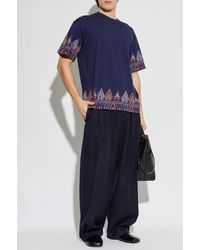 Etro - T-Shirt With A Pattern - Lyst