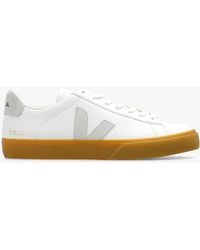 Veja - White Natural Campo Low Top Unisex Sneakers - Lyst