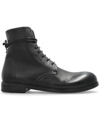 Marsèll - Leather Ankle Boots Zucca - Lyst