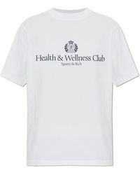 Sporty & Rich - T-Shirt From The '47 & The New York Yankees' Collection - Lyst