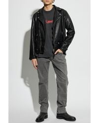 AllSaints - Leather Jacket Milo - Lyst