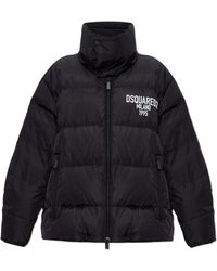 DSquared² - Down Jacket With Printed Logo - Lyst