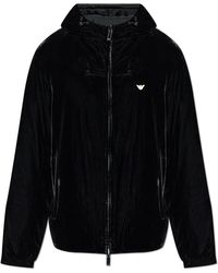 Emporio Armani - Reversible Hooded Jacket - Lyst