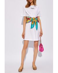 Moschino - Dress With Logo, - Lyst