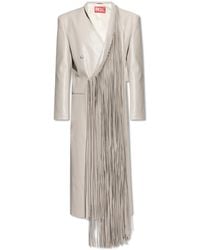 DIESEL - Faux Leather Coat J-Eldar-A - Lyst