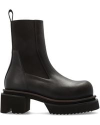 Rick Owens - 'Beatle Bogun' Leather Platform Boots - Lyst