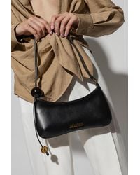 Jacquemus - Le Bisou Perle Leather Bag In Black - Lyst