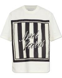 Ami Paris - T-Shirt With Logo - Lyst