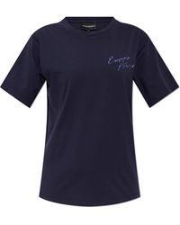 Emporio Armani - T-Shirt With Logo - Lyst