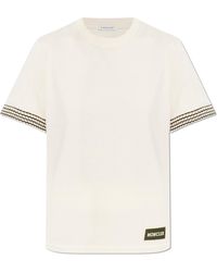 Moncler - T-Shirt With Logo - Lyst