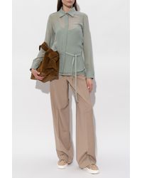 Max Mara - Silk Turtleneck Shirt "Golfo" - Lyst