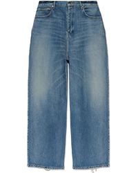 Balenciaga - Wide-Leg Jeans - Lyst