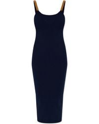 MICHAEL Michael Kors - Ribbed Spaghetti Strap Dress - Lyst