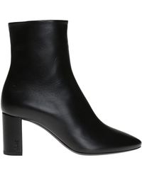 Saint Laurent - High Heeled 'Loulou' Ankle Boots - Lyst