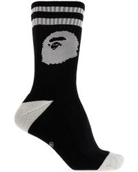 A Bathing Ape - Socks With Logo - Lyst