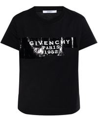 Givenchy - T-Shirt With Printed Logo - Lyst