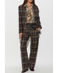 Etro - Double-Breasted Checked Blazer - Lyst
