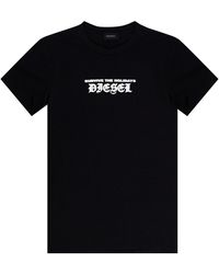 DIESEL T-shirt With Logo - Black