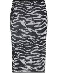 The Attico - Animal Print Skirt - Lyst