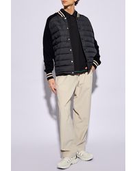 Moncler - Cardigan With Down Front, - Lyst