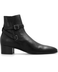 Saint Laurent - ‘Dorian’ Heeled Ankle Boots - Lyst