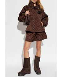Ganni - Polka Dot Patterned Shorts - Lyst