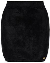 Amiri - Short Skirt With Logo - Lyst