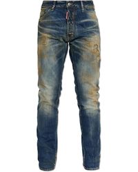 DSquared² - 'Teddy' Jeans With A 'Vintage' Effect - Lyst