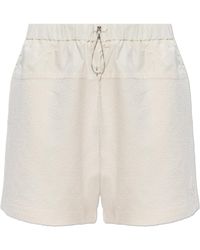 Moncler - Shorts With Logo Patch - Lyst