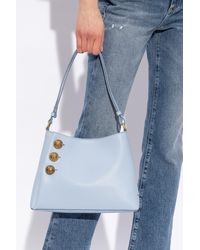 Balmain - ‘Embleme’ Shoulder Bag, , Light - Lyst