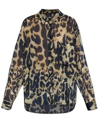 IRO - 'jatkin' Shirt With Animal Motif, - Lyst