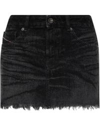 DIESEL - Skirt 'De-Ron-S5' - Lyst