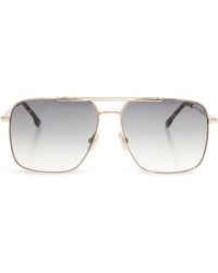 Victoria Beckham - Geometric Sunglasses With Double Bridge And-Tone Metal Frame - Lyst
