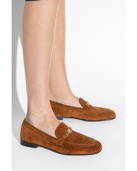 Versace - Suede Loafers - Lyst