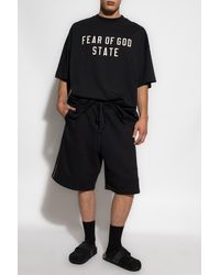 Fear Of God - T-Shirt With Printed Logo - Lyst