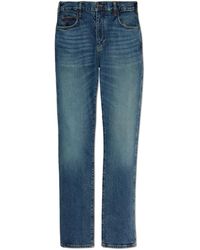 Emporio Armani - Tapered Leg Jeans - Lyst