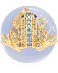 Kate Spade - Ring With Frog Motif, , Light - Lyst