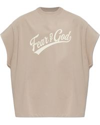 Fear Of God - Cotton T-Shirt With Print - Lyst