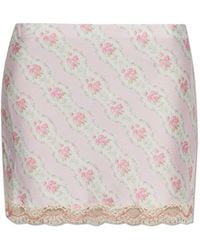 LoveShackFancy - Short Skirt 'Bernes' - Lyst
