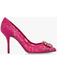 Dolce & Gabbana - Lace Stiletto Pumps - Lyst
