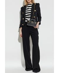 Balmain - Trousers With Stitching On The Legs - Lyst