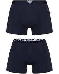 Emporio Armani - 2-Pack Of Cotton Boxers - Lyst