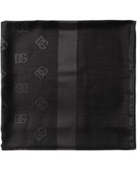 Dolce & Gabbana - Silk Scarf With Monogram - Lyst