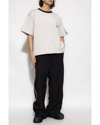 Y-3 - T-Shirt With Padding - Lyst