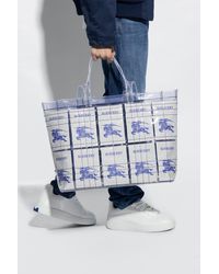 Burberry - 'ekd Label' Shopper Bag, - Lyst