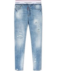 DSquared² - Jeans With 'Vintage' Effect - Lyst