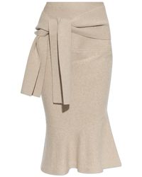 Jacquemus - Wool Skirt 'Fiocco' - Lyst