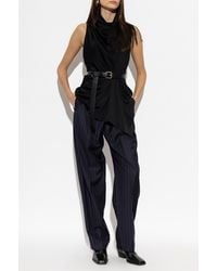 Givenchy - Asymmetric Draped Top - Lyst