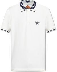 MCM - Polo With Logo - Lyst