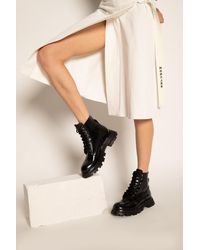 Alexander McQueen - Shiny Wander Ankle Boot - Lyst